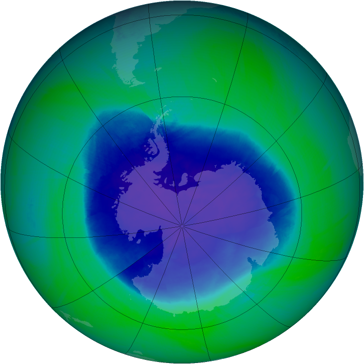 Ozone Map 2008-11-19